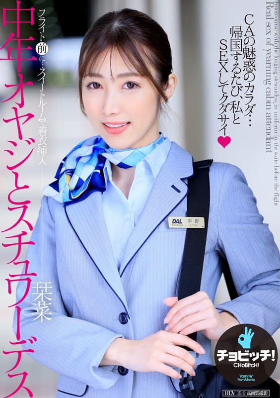 中年オヤジとスチュワーデス 宇野栞菜のパッケージ画像