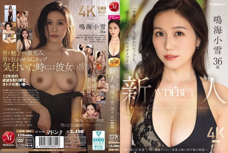 「専業主婦でも、誰かのモノでも、愛されたいって思っちゃダメですか？」新人 鳴海小雪36歳 AV DEBUT 華奢なのに美巨乳、上品なのに変態…溢れるギャップが男を狂わせる人妻ー。のパッケージ画像